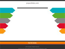 Tablet Screenshot of jeopardlabs.com